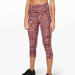 Lululemon Fast and Free Crop II 19” *Nulux